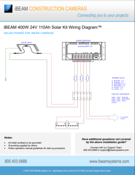 400W 24V 110Ah solar wiring diagram