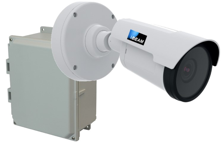 iBEAM Fixed 4K camera with all-weather communication enclosure