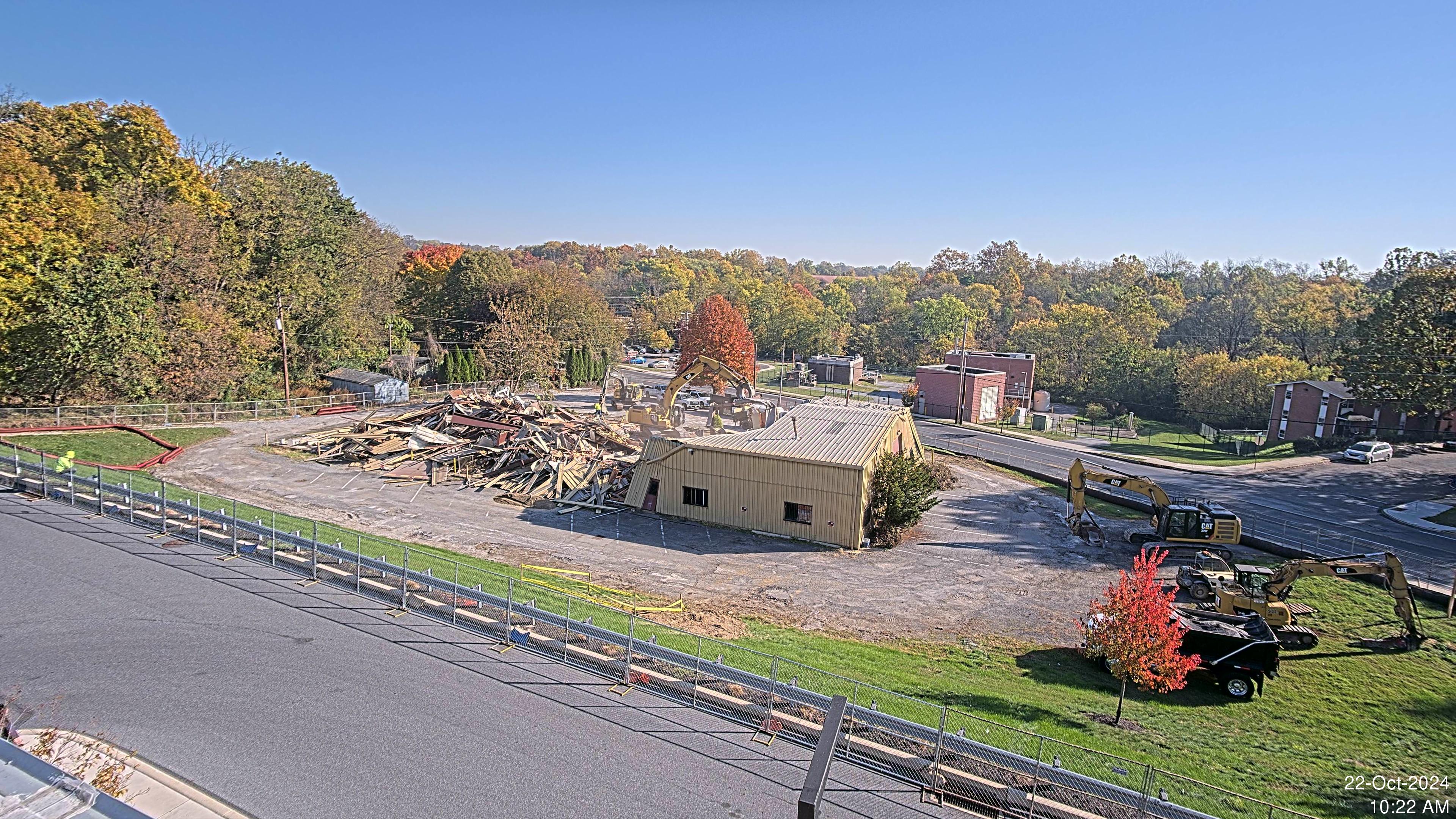 Construction camera for university demolition